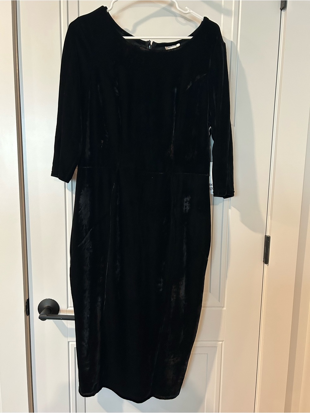 Black Velvet Dress - Unique Vintage